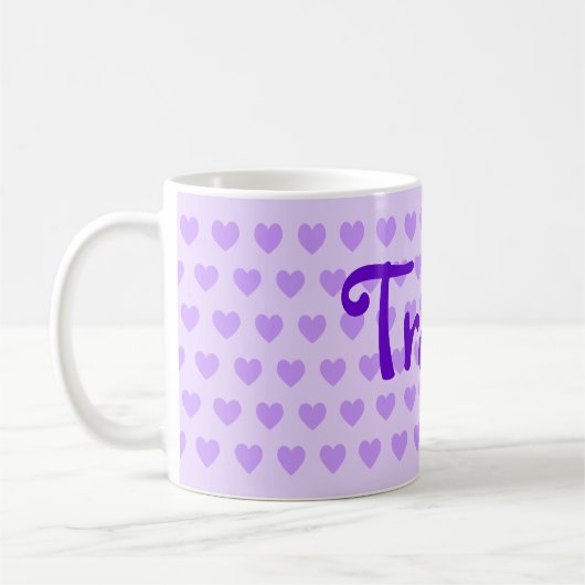 Mug Tracie en violet (Gauche)