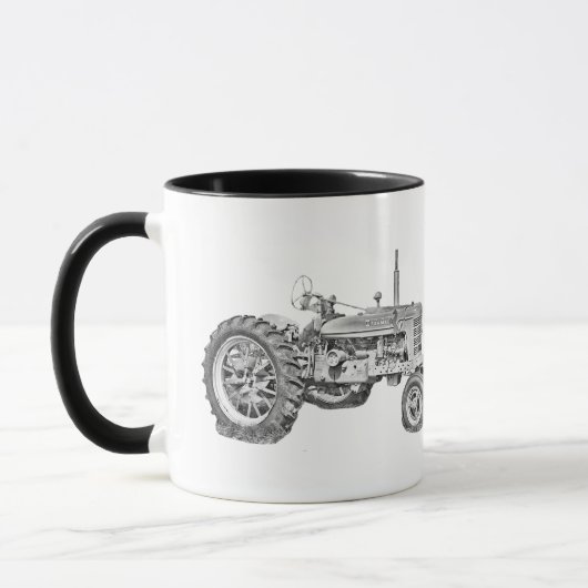 Mug Tracteur agricole - Deux côtés (Gauche)