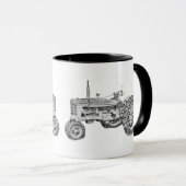 Mug Tracteur agricole - Deux côtés (Devant droit)