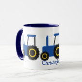 Mug Tracteur bleu (Devant gauche)