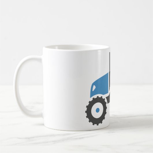 Mug Tracteur bleu gris (Gauche)
