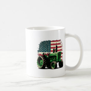 Mug Tracteur de ferme agricole Drapeau Usa Tracteur Am