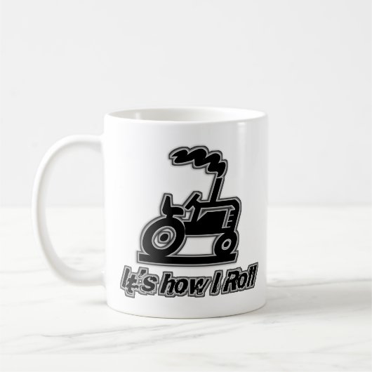 Mug Tracteur de ferme comment je roule (Gauche)