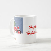 Mug Tracteur pour Noël (Devant gauche)