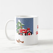 Mug Tracteur pour Noël (Gauche)