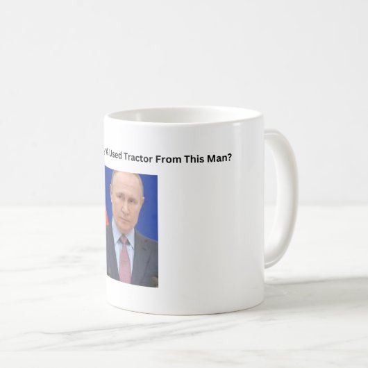 Mug Tracteur Poutine (Devant droit)