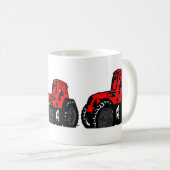 Mug Tracteur rouge (Devant droit)