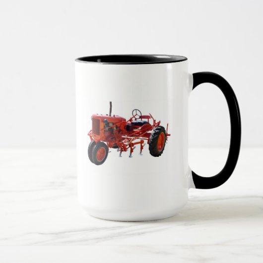 Mug Tracteur rouge vintage (Droite)