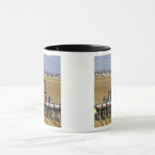 Mug Tracteur tirant un planteur de maïs de graine (Centre)