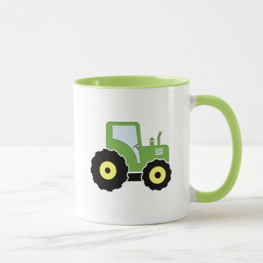 Mug Tracteur vert de jouet (Droite)