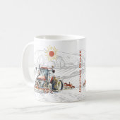 Mug Tracteur vintage (Devant gauche)