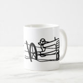 Mug Traction antique de tracteur de Fencerow d'équipe (Devant droit)