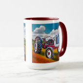 Mug Tractor Painting - Gift for Tractor Enthusiasts (Devant droit)