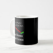 Mug Trader de swing drôle de marché boursier (Devant gauche)