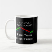 Mug Trader de swing drôle de marché boursier (Gauche)
