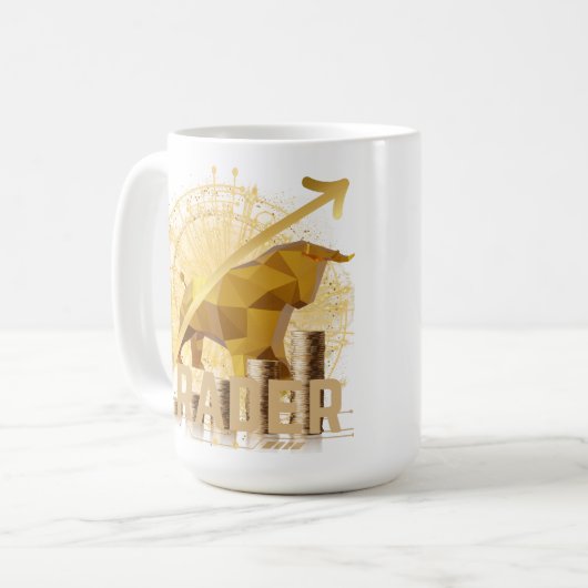 Mug Trader d'or (Devant gauche)