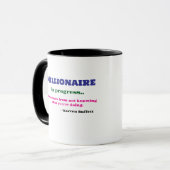 Mug Trader Mug, Warren Buffett Citation - Tea Coffee C (Devant gauche)