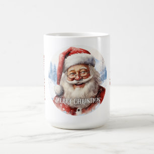 Mug Tradition classique Père Noël Illustration Script