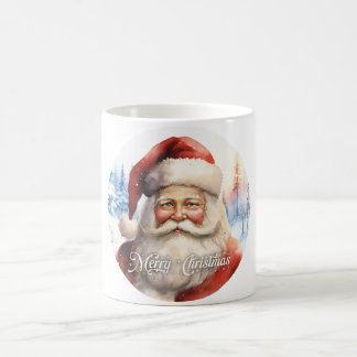 Mug Tradition classique Père Noël Illustration Script