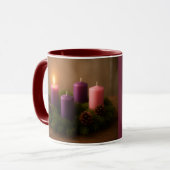 Mug Traditional Advent Wreath First Sunday (Devant gauche)