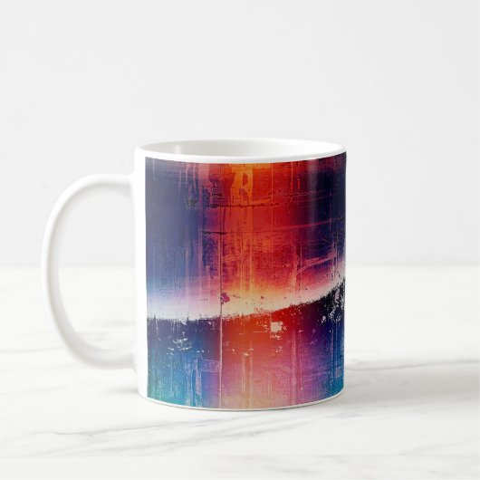 Mug Traditional grunge background, scratched texture w (Gauche)