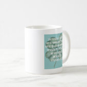 Mug Traditional Irish Blessing Four Leaf Clover Design (Devant droit)