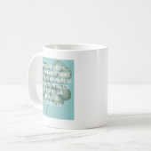 Mug Traditional Irish Blessing Four Leaf Clover Design (Devant gauche)