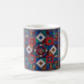 Mug Traditionnel Palestine Broderie tatreez coloré (Devant droit)