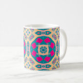 Mug Traditionnel, patchwork péruvien, motif de tuiles (Devant droit)