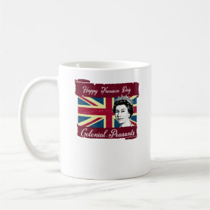 Mug Trahison jour heureux paysans 4 juillet colonial