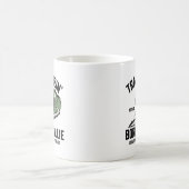 Mug Trail Blazin'Border Collie Design d'aventure (Centre)