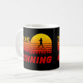 Mug Trail Running oranges (Devant gauche)