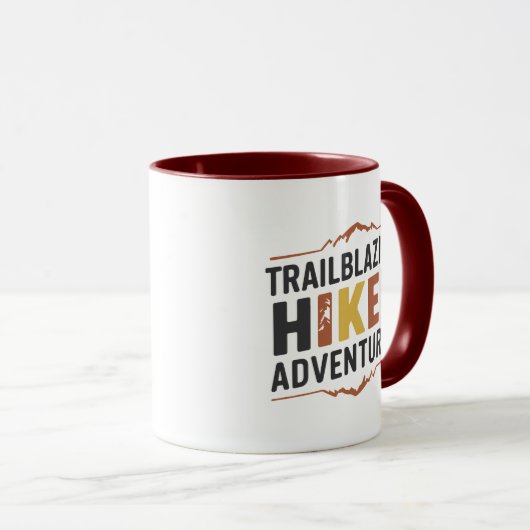 Mug Trailblazing Hiker Adventures (Devant droit)
