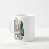 Mug Trailblazing Père Noël Randonnée Adventure Design (Devant gauche)