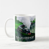 Mug Train à vapeur dans le viaduc de Glenfinnan - Ajou (Gauche)
