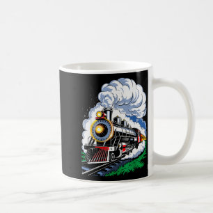 Mug Train à vapeur de Noël Conducteur vintage Hommes