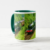 Mug Train à vapeur pour Trainspotspotters Art V (Devant gauche)