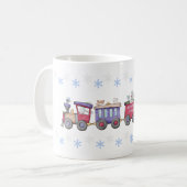 Mug Train animal de Noël Pôle Nord ou Pôle Nord (Devant gauche)