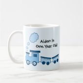 Mug Train bleu Choo Choo (Gauche)