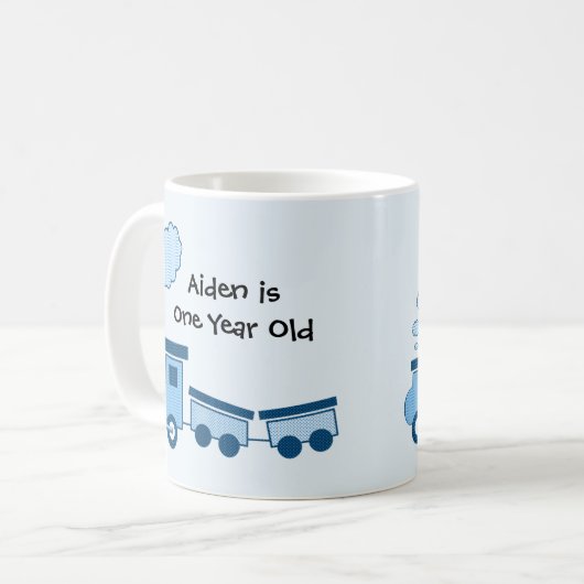 Mug Train Blue Choo Choo (Devant gauche)