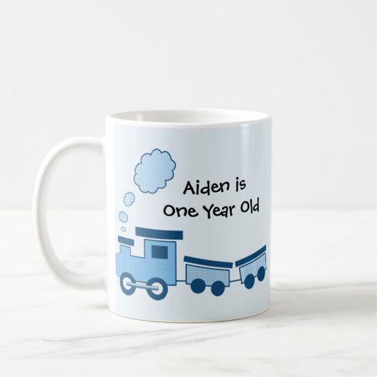 Mug Train Blue Choo Choo (Gauche)