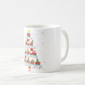 Mug Train Christmas Tree Joyeux Noël Train Cookies Enf (Devant droit)