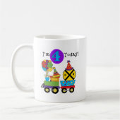 Mug Train d'anniversaire 4e Anniversaire Tshirts et ca (Gauche)