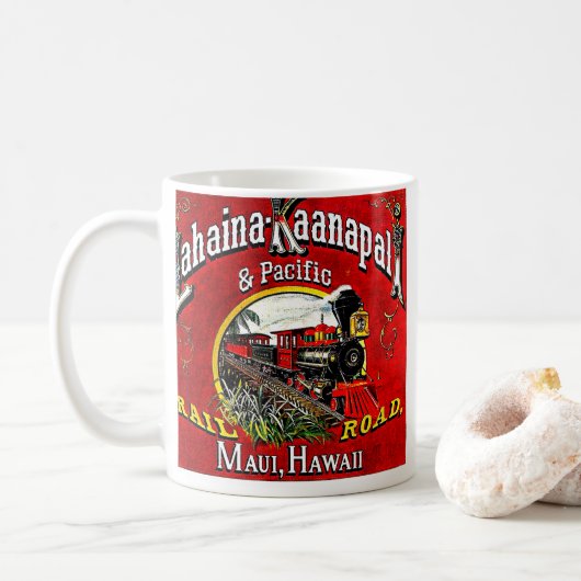 Mug Train de canne à sucre avec Baldwin Locomotives T- (Avec donut)