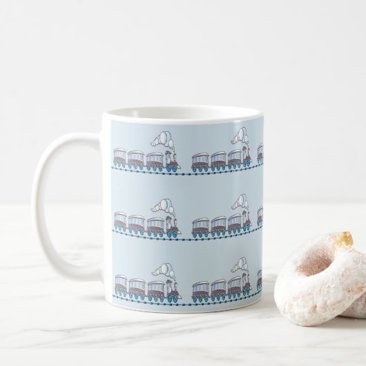 Mug Train de jouets (Avec donut)