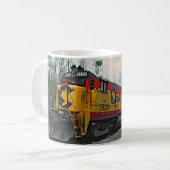 Mug Train de locomotives diesel CSX Chessie (Devant gauche)