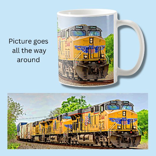 Mug Train de locomotives diesel UP Railroad Wings