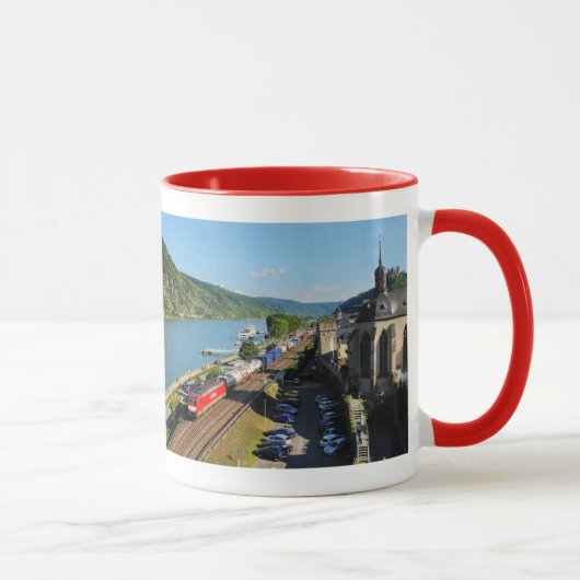 Mug Train de marchandises à Oberwesel (Droite)