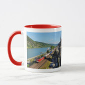 Mug Train de marchandises à Oberwesel (Gauche)
