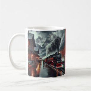 Mug Train de montagne d'automne